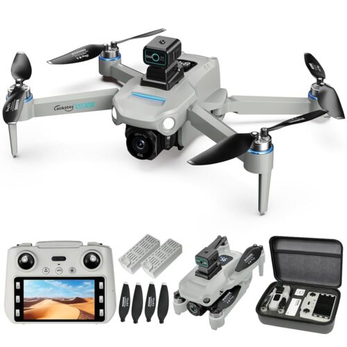 Drone with 4K UHD Camera for Adults,GPS RC Drone Brushless Motor,Upgraded Tablet Screen,2 Axis Gimbal EIS, Smart FPV Foldable Quadcopter for Beginners, Auto Return, Follow Me,...