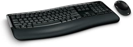 Microsoft Wireless Comfort Desktop 5050 with AES - Keyboard and Mouse