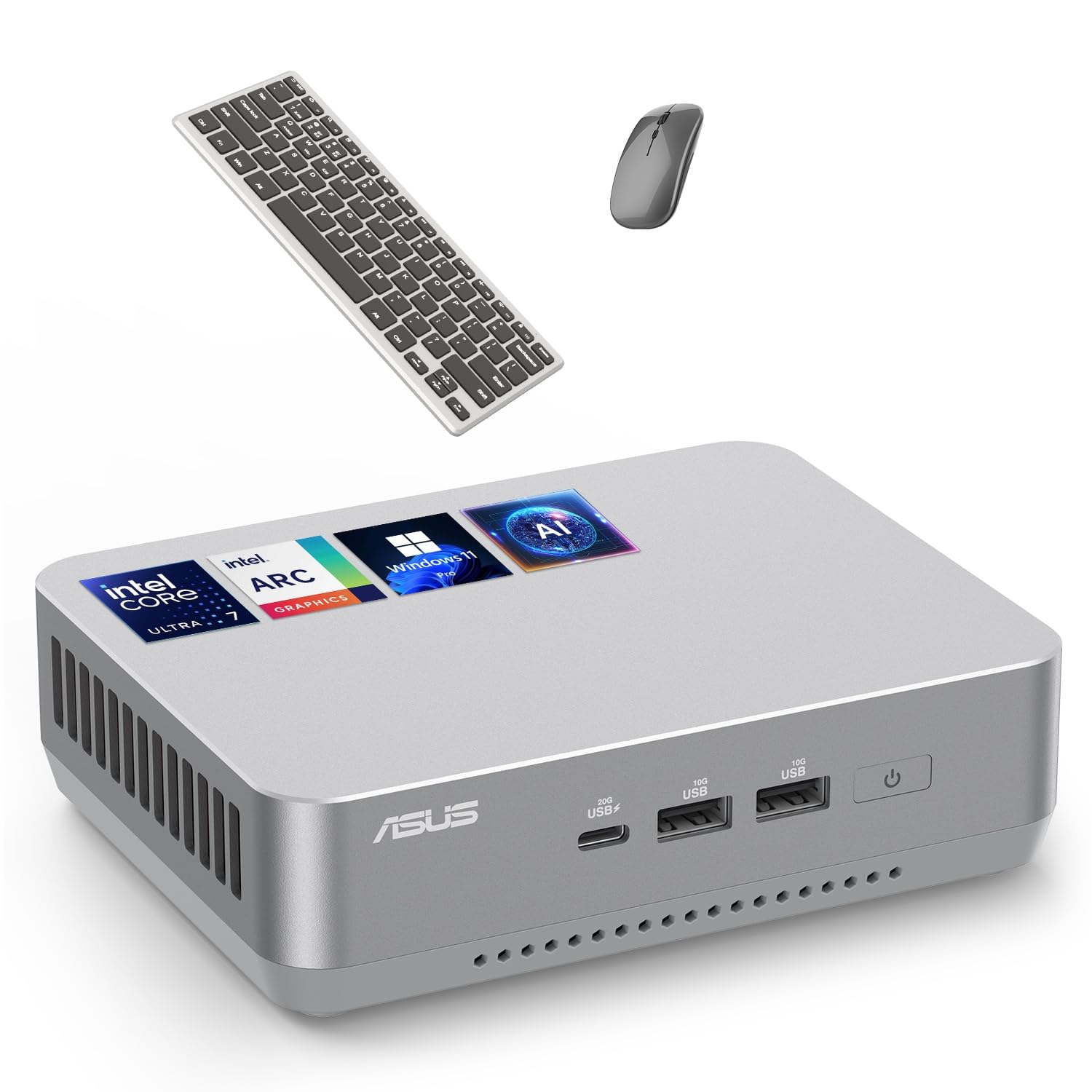ASUS NUC 14 Pro+ AI Mini PC, Intel Core Ultra 7 155H(16C/22T, Up to 4.8GHz), Small Computer 64GB DDR5 RAM, 2TB PCIe SSD, Intel Arc GPU, Win 11 Pro, Thunderbolt 4, Type C, BT5.3,…
