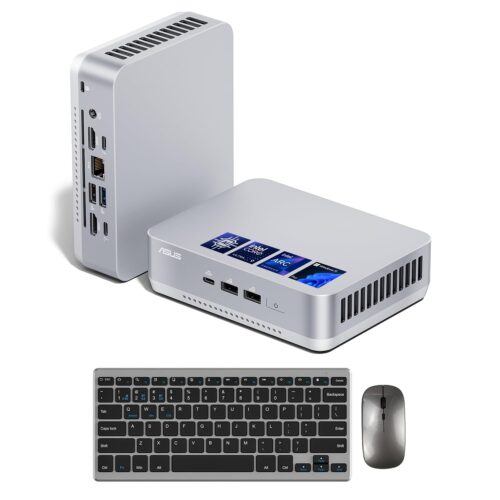 ASUS NUC 14 Pro+ Small PC, Intel Ultra 9 185H (16C/22T, Up to 5.1GHz), 64GB DDR5 RAM, 2TB PCIe SSD, AI Mini PC Win 11 Pro, Thunderbolt 4, 8K HDR, WiFi 6E, BT 5.3, VESA Mount,...