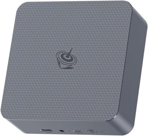 Beelink EQR5 Mini PC, Mini Desktop Computers with AMD Ryzen 5 PRO 5650U (2.3-4.2GHz, 6C/12T), 16G SO-DIMM DDR4+500GB M.2 PCIe 3.0x4 SSD, Dual 1000Mbps, WiFi 6, BT 5.2, Dual HDMI