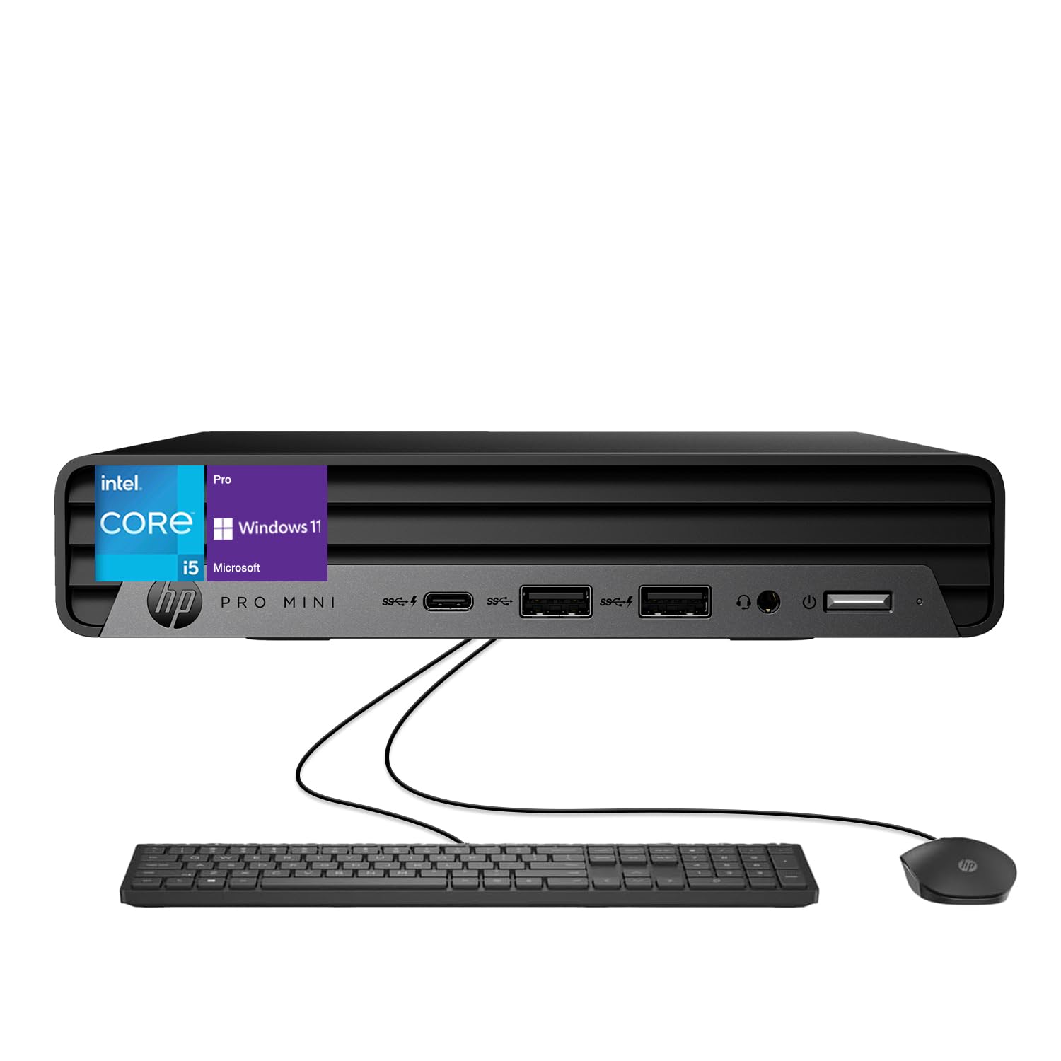 HP Pro Mini 400 G9 Tiny Desktop Computer | 13th Gen Intel 14-Core i5-13500T | 16GB RAM | 512GB PCIe SSD | 2-Monitor Support 4K | Wi-Fi 6 | HDMI | Type-C | DP | Wired KB and…