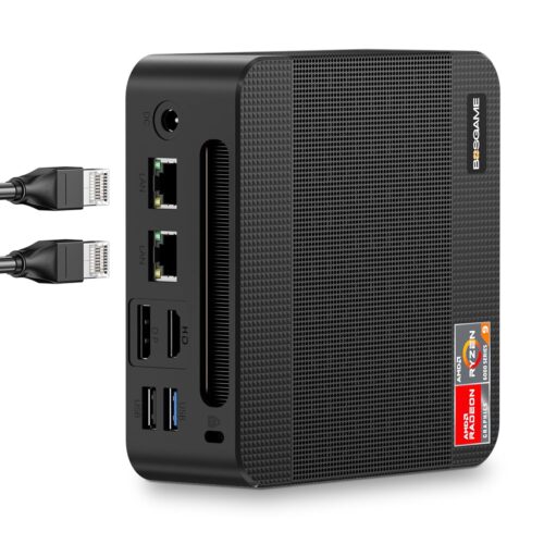 P3 Mini Gaming PC Ryzen 9 6900HX (8C/16T, up to 4.9GHz) Mini Computers, 32GB DDR5 1TB NVMe SSD, DP+HDMI+USB 4.0 Ports,Triple Display, Wi-Fi 6E, BT5.2