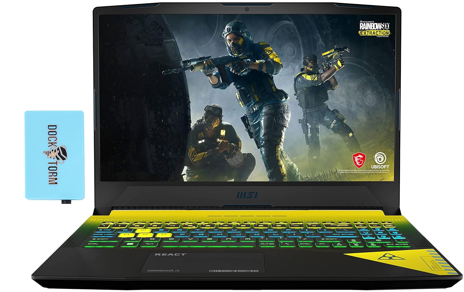 12th Gen MSI Rainbow 6 Special Edition Crosshair15 Gaming Laptop 15.6″ 165Hz 2K QHD (Intel i7-12700H 14-Core, 16GB DDR4, 1TB SSD, RTX 3070 8GB, RGB Backlit, WiFi 6, BT 5.2,…