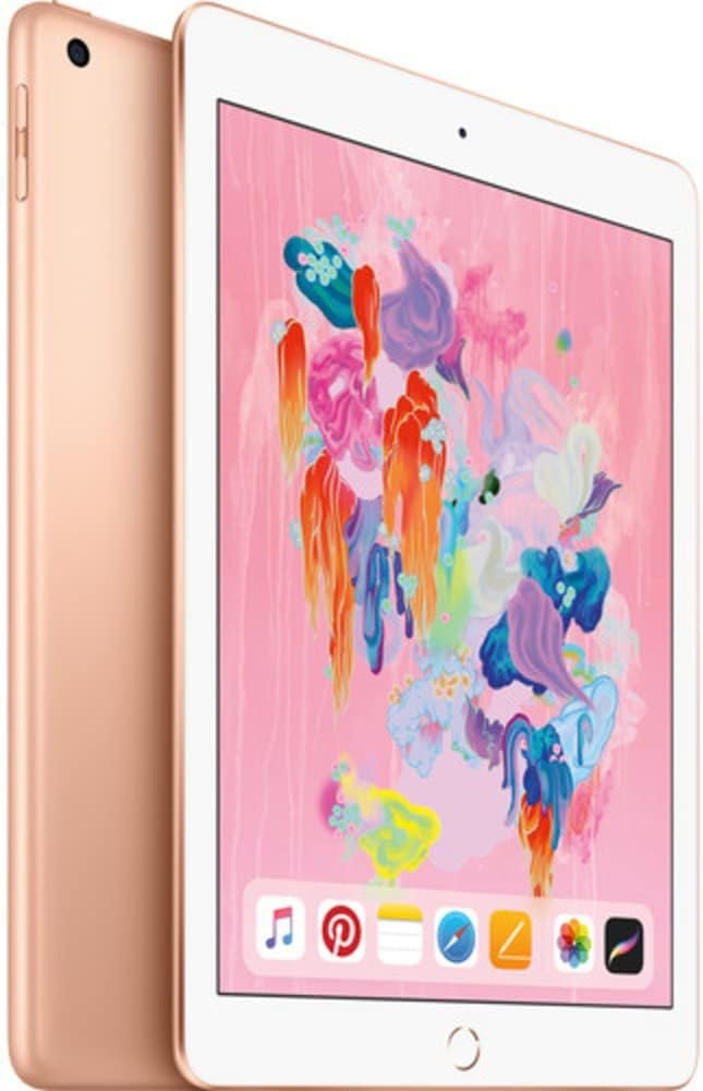 2018 Apple iPad (9.7-inch, Wi-Fi + Cellular, 128GB) – Gold (Renewed Premium)