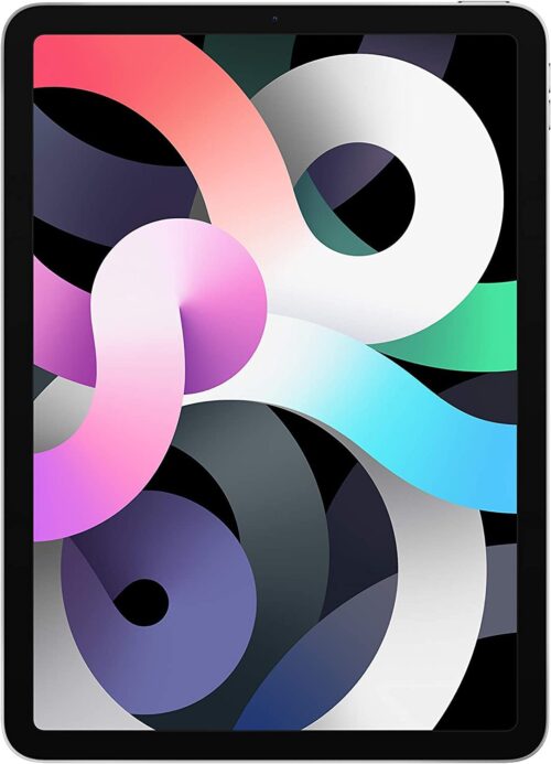 2020 Apple iPad Air 4th Gen (10.9 inch, Wi-Fi + Cellular, 256GB) Silver (Renewed)