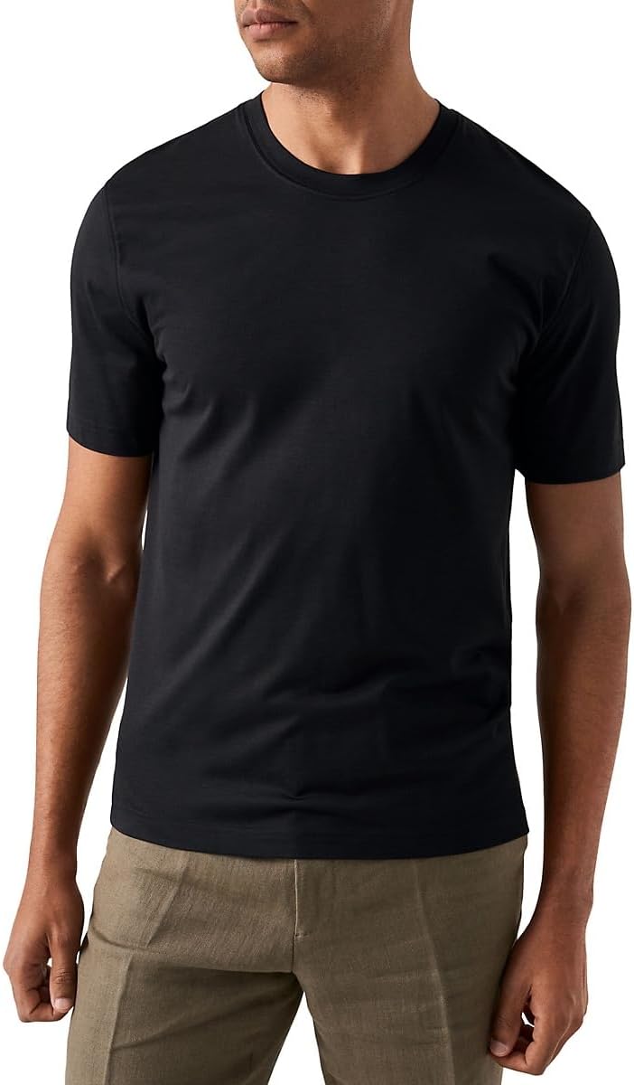 Eton, Silk-Cotton Crewneck T-Shirt : Luxury Stores