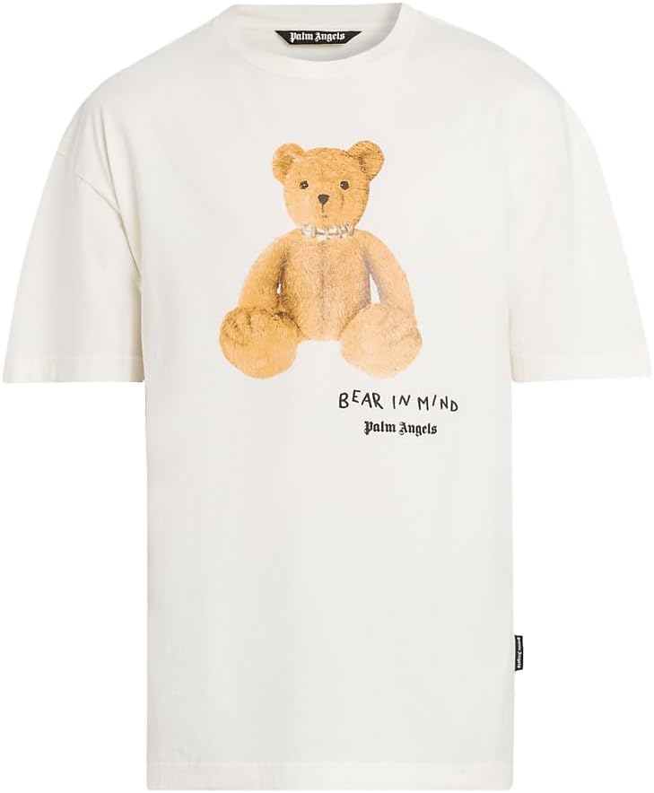 Palm Angels, Bear In Mind Cotton T-Shirt : Luxury Stores