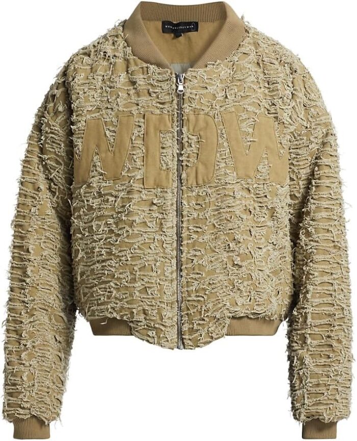 Amazon.com: Who Decides War, Husk Distressed Cotton Bomber Jacket, X-Large, Tan : Luxury Stores