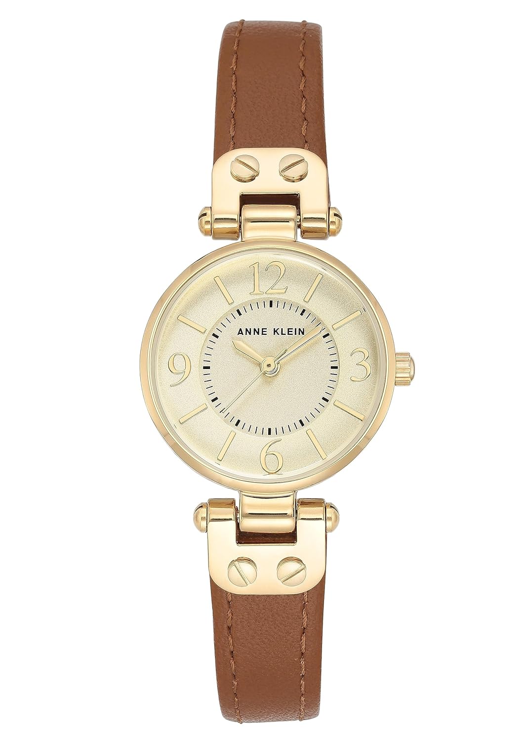 Anne Klein Women’s Leather Strap Watch