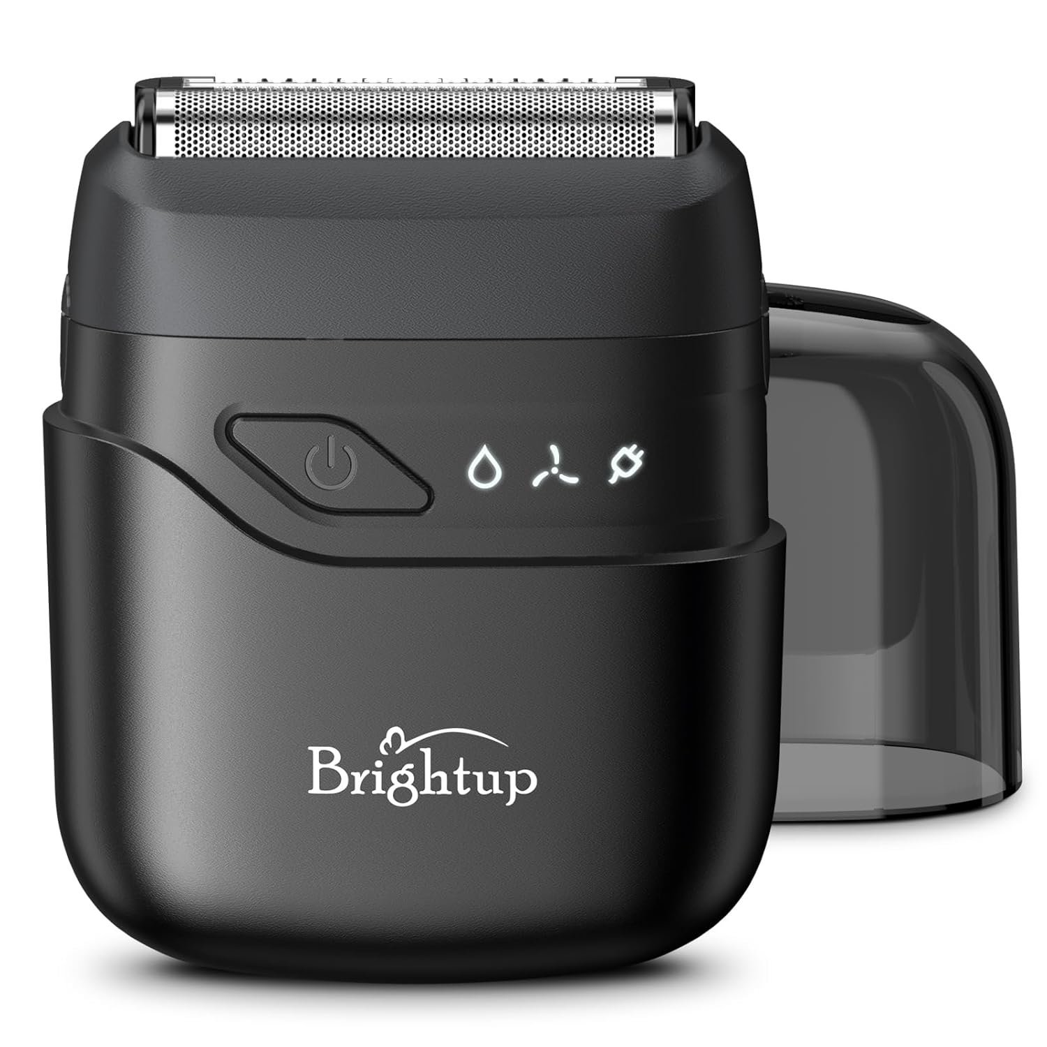 Brightup Compact Travel Shavers for Men, Portable Mini Foil Shaver USB-C Rechargeable Electric Razor with Floating Blades for Stubble & Close Shaving, Gifts for Men