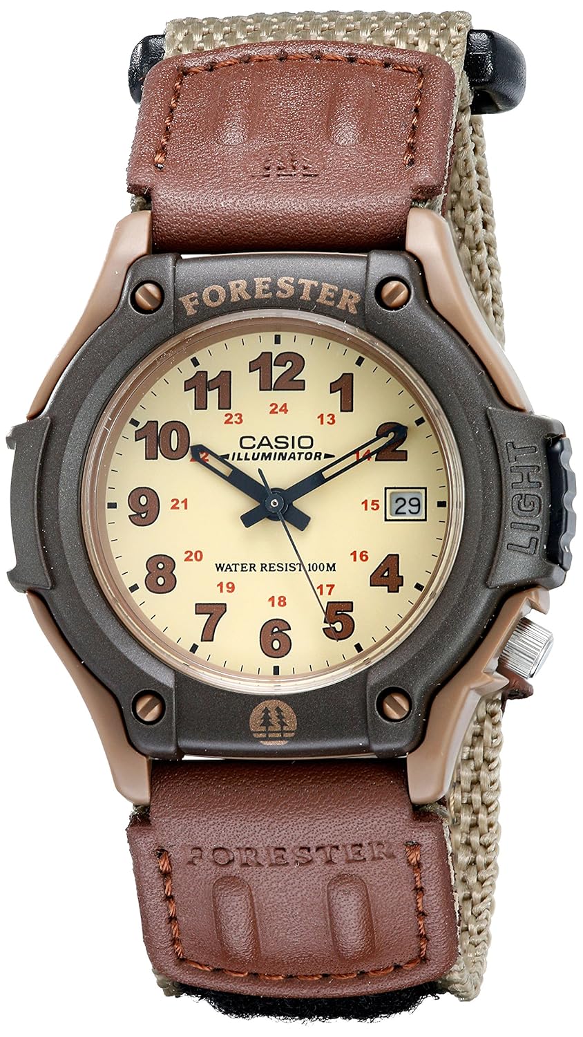 Casio FT500WC Series | Men’s Analog Watch | 100 Meter Water Resistance | LED Light | Date Display | Leather/Cloth Band | Regular Time Keeping (HR, Min, SEC, PM, Date, Day) | 3…