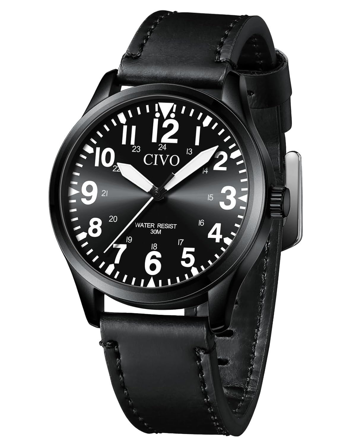 CIVO Military Watch for Men Waterproof: Analog Mens Watches Classic- Field Wrist Watches for Man