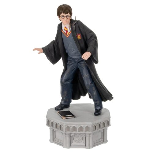Hallmark Keepsake Christmas Ornament, Harry Potter and The Chamber of Secrets Collection Harry Potter with Light and Sound, Gifts for Harry Potter Fans