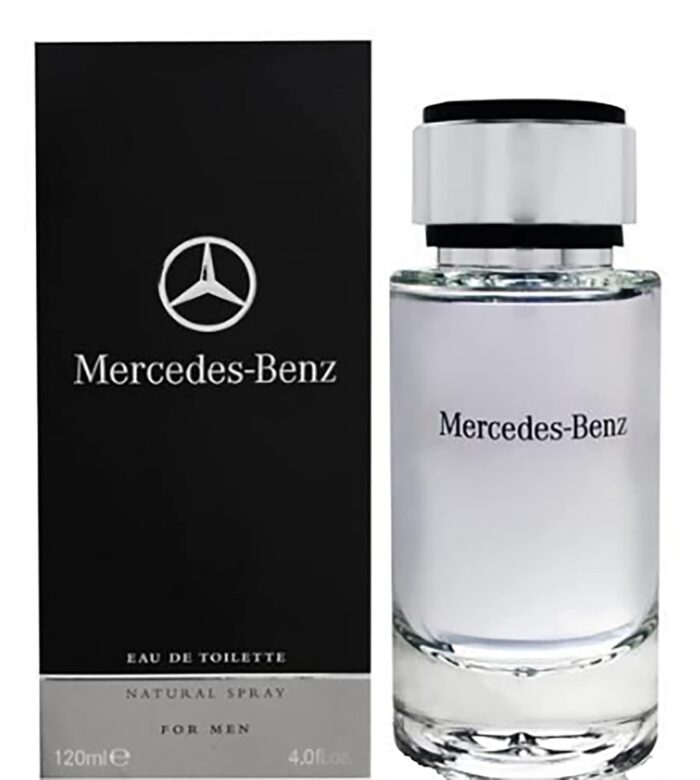 Mercedes-Benz Cologne for Men - 4 Fl Oz - Eau De Toilette Perfume Spray for Man - Woody & Musky Scent - Luxury Long Lasting Fragrance with Notes Of Violet leaves, Cascalone &...
