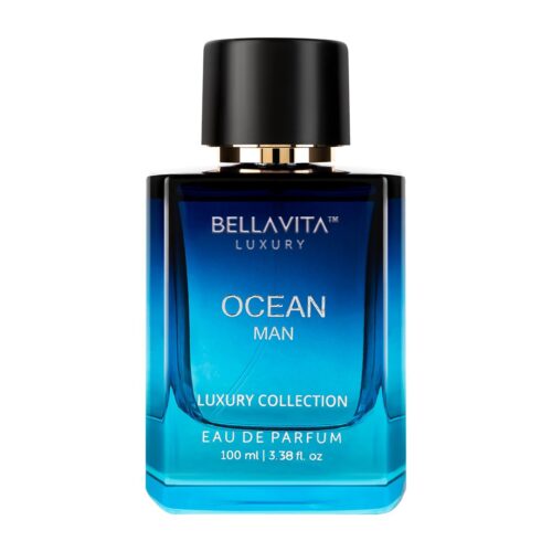 OCEAN Eau De Parfum for Men (3.48 fl. oz.) | Aquatic Perfume for Men | Notes: Aqueous, Fresh, Orchid, Floral | Family: Citrus, Marine, Woody | Vegan & cruelty free