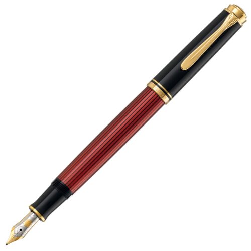 Pelikan Premium M600 EF Fountain Pen Colour Plume Black/red