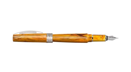 Visconti MIRAGE FOUNTAIN PEN AMBER medium steel nib