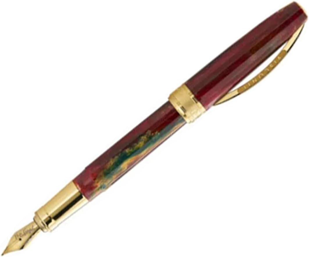 Visconti VISCONTI Fountain Pen Van Gogh Plum Garden Red GT Medium Point M KP12-23-FPM