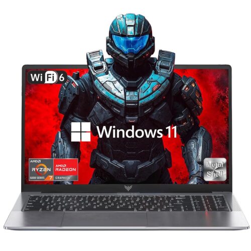 2025 Laptop, Laptop Computer with AMD Ryzen 7 5000 Series (8C/16T, Up to 4.3GHz), 16GB RAM 512GB NVMe SSD Windows 11 Laptop, Radeon RX Vega 8 Graphics, WiFi 6, 53Wh Battery,...
