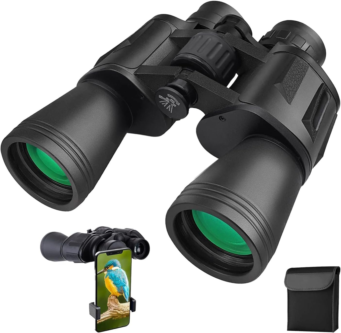 20×50 Binoculars for Adults, HD High Powered Professional Binoculars for Bird Watching Travel Stargazing Concerts Outdoor Sports-BAK4 Prism FMC Lens,Waterproof, Fogproof with…