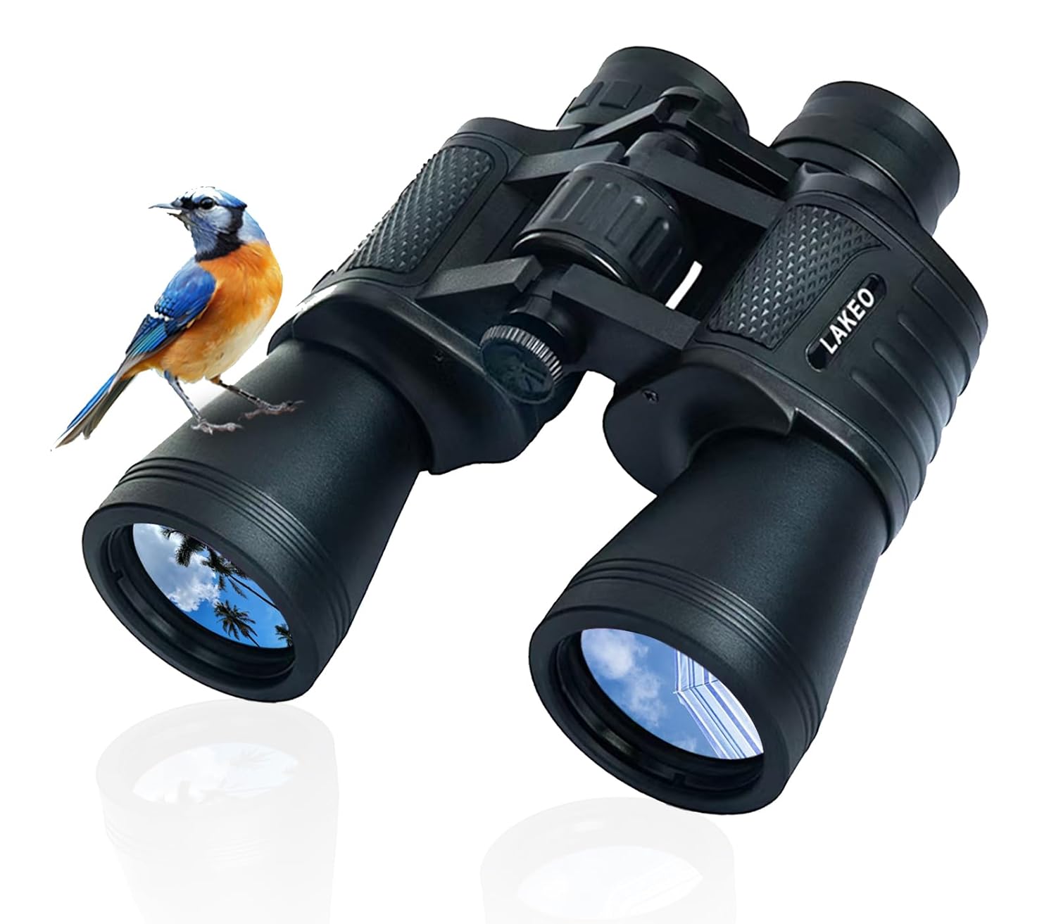 30×50 High Powered Binoculars for Adults, Waterproof Compact Binoculars with Low Light Vision for Bird Watching Hunting Football Games Travel Stargazing Cruise with Carrying Bag