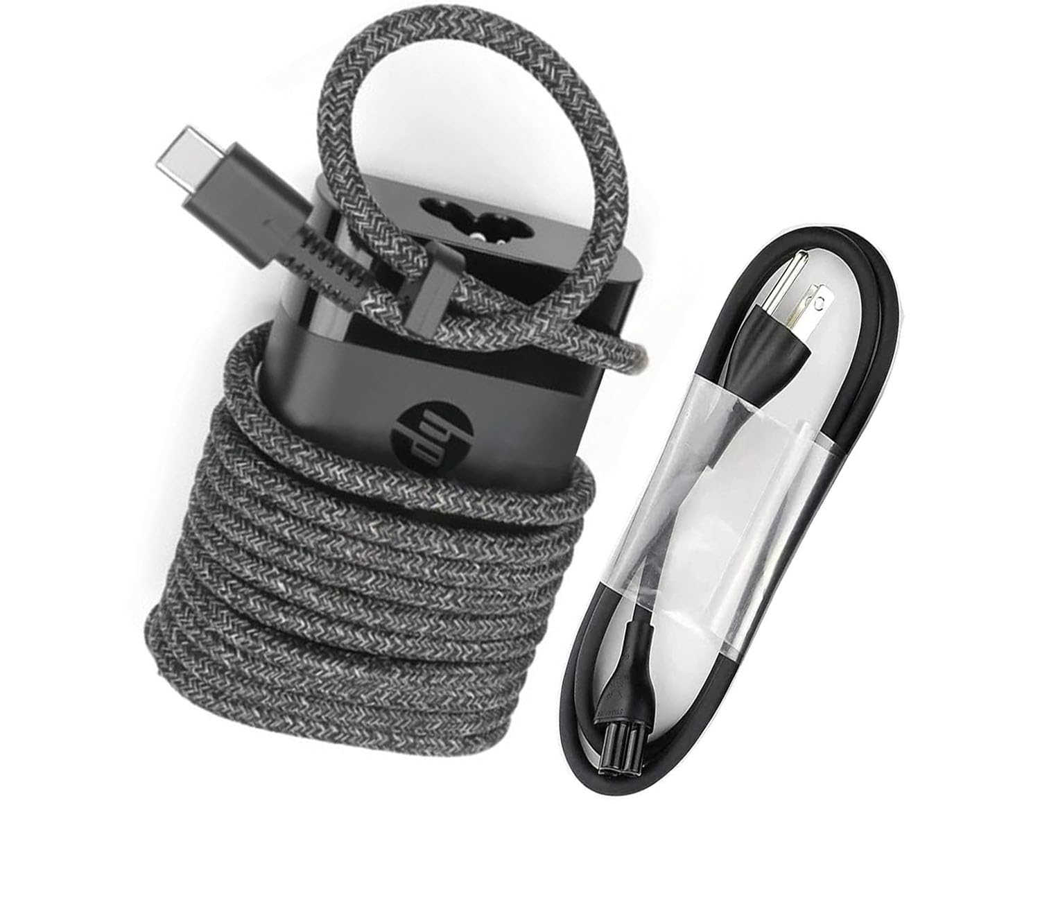 65W USB C Type-C AC Charger Compatible with HP EliteBook x360/ProBook G3 G4 G5 G6 G7 G8 G9 Chromebook X360/Spectre X360 Laptop Power Supply Adapter Cord