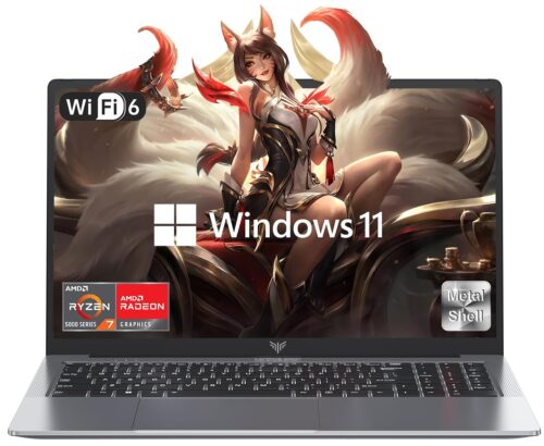 ACEMAGIC 2025 Laptop, Laptop Computer with AMD Ryzen 7 5700U (8C/16T, Up to 4.3GHz), 16GB RAM 512GB NVMe SSD Windows 11 Laptop, Radeon RX Vega 8 Graphics, 16.0-inch Display,...