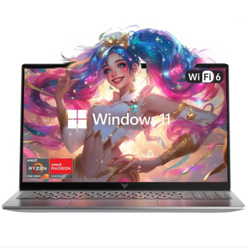 ACEMAGIC AMD Laptop,AMD Ryzen 7 5825U(8C/16T), Radeon RX Vega 8 Graphics,15.6“FHD Display,16GB RAM 512GB NVMe SSD Laptop Computer with Numeric KB,Type_C (Full Function),WiFi 6,...