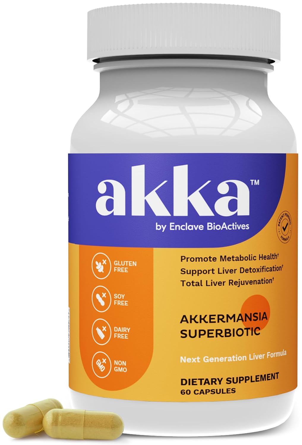 AKKA Premium Liver Cleanse Detox & Repair Superbiotic: Liver Detox, Regeneration, & Restoration Liver Support Supplement with Bioavailable Pasteurized Akkermansia | Vitality |…