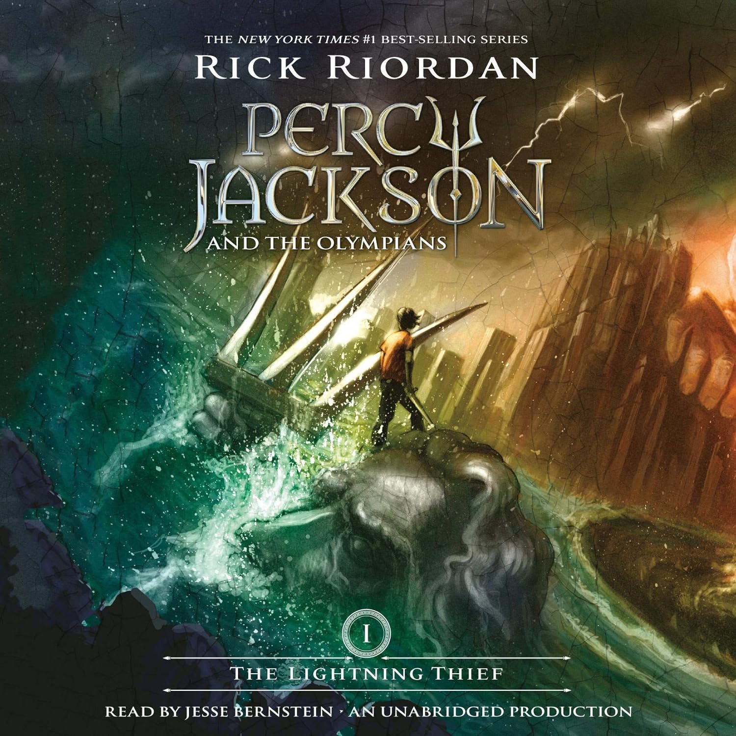 The Lightning Thief Audiobook Percy Jackson Book 1 Mythology Adventure by Rick Riordan