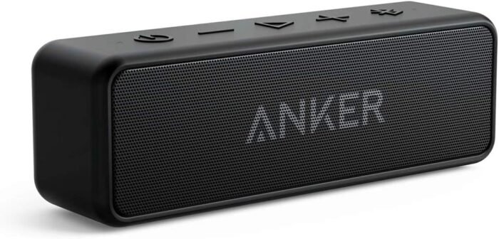 Anker Soundcore 2 Portable Bluetooth Speaker with IPX7 Waterproof, 24-Hour Playtime, Wireless Stereo Pairing, 12W Stereo Sound, Bluetooth 5, Bassup, Electronics for Home,...