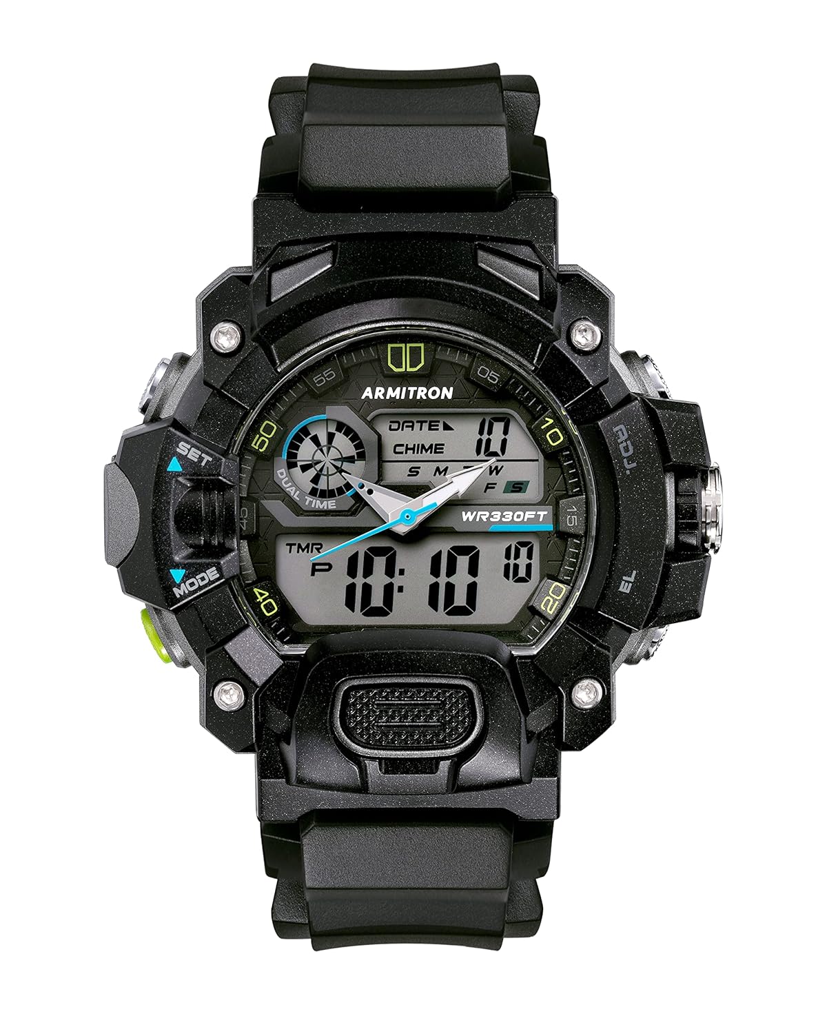 Armitron Sport Men’s Analog-Digital Chronograph Resin Strap Watch, 20/5477