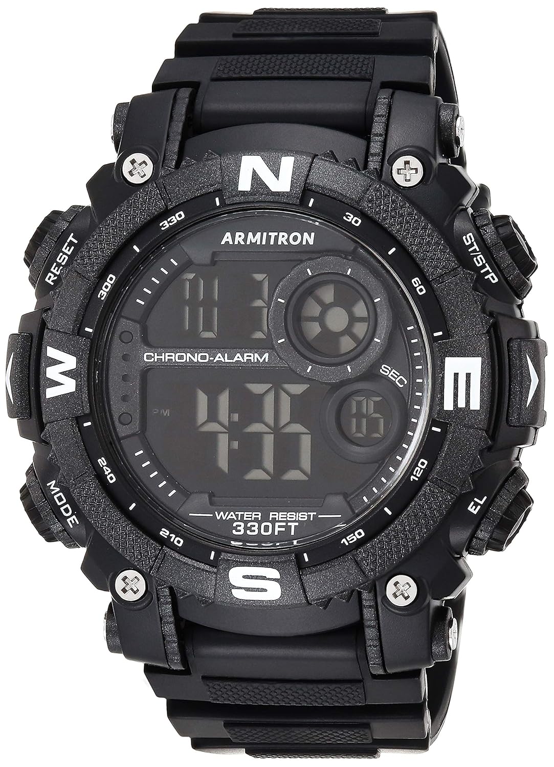 Armitron Sport Men’s Digital Chronograph Resin Strap Watch, 40/8284