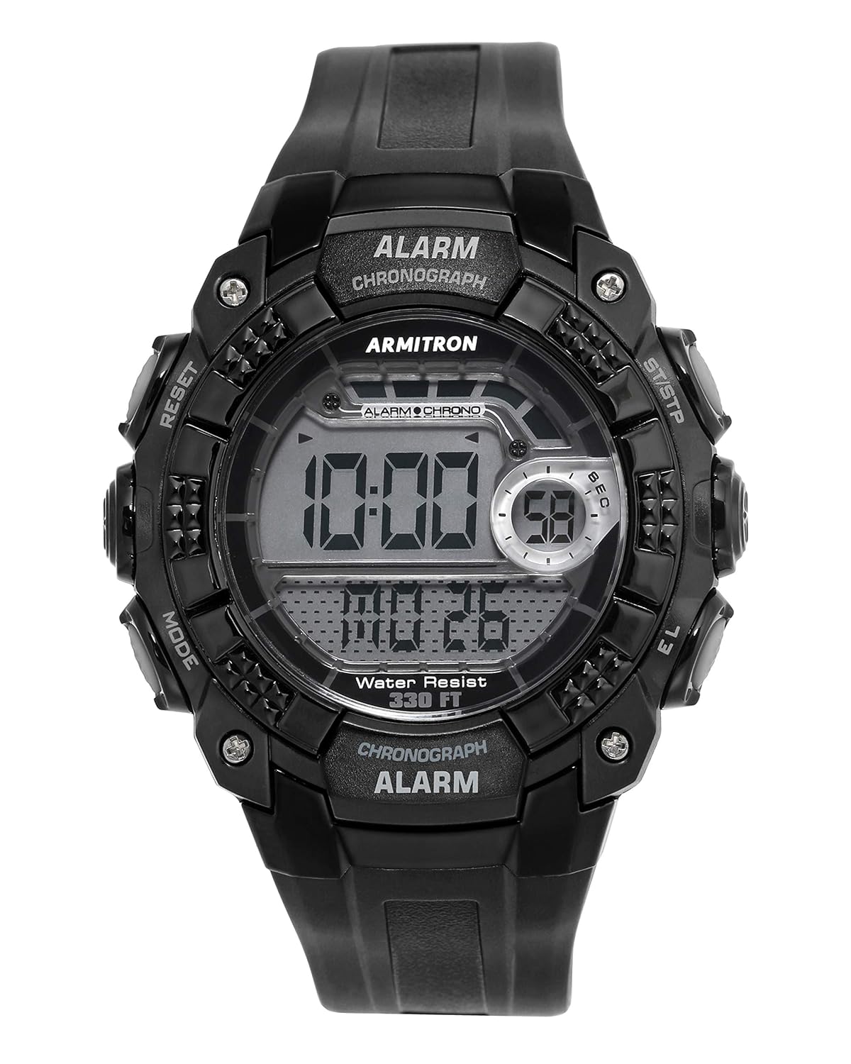 Armitron Sport Men’s Digital Chronograph Resin Strap Watch
