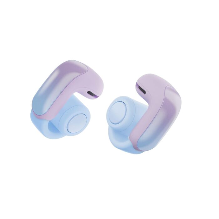 Bose Ultra Open Bluetooth Earbuds, True Wireless Earbuds with OpenAudio for Awareness, Clip On Design for Comfort, Immersive Audio, Up to 48 Hrs of Playtime, Chilled Lilac -...