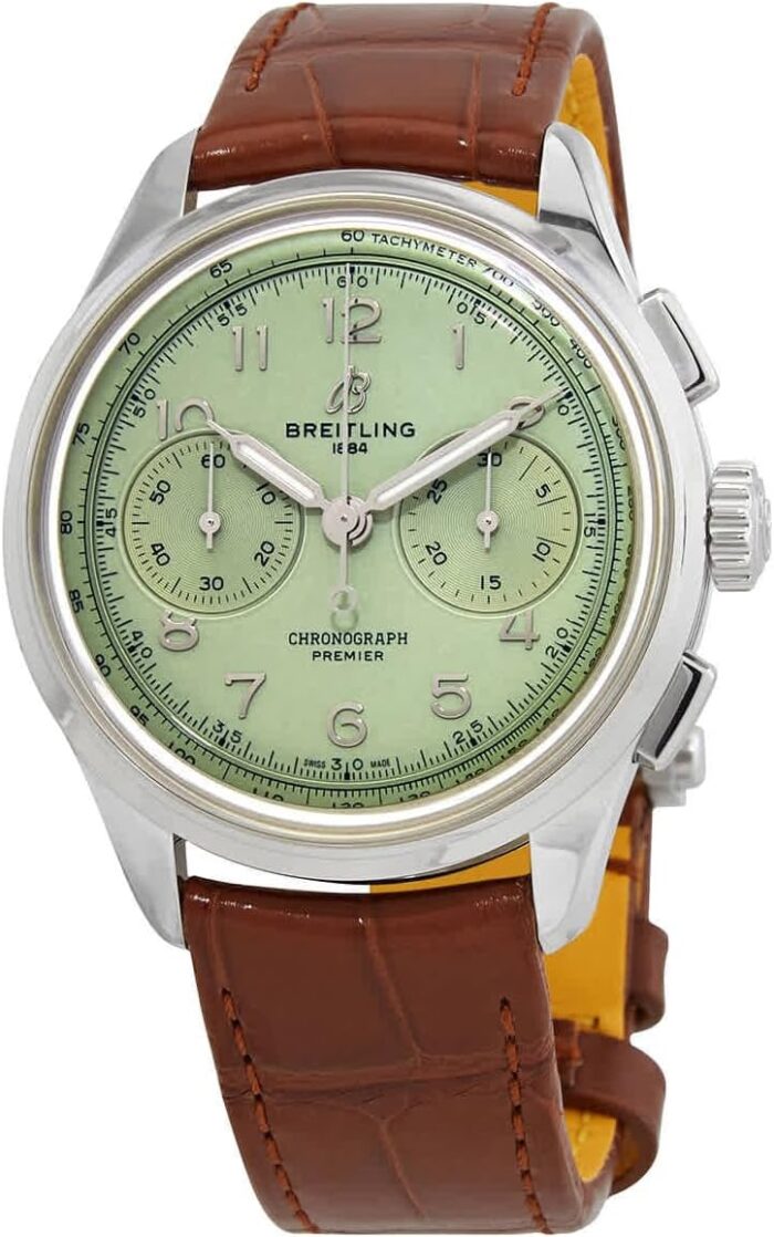 Breitling Men's watches Premier B09 Chronograph Pistachio Green Dial AB0930D31L1P1
