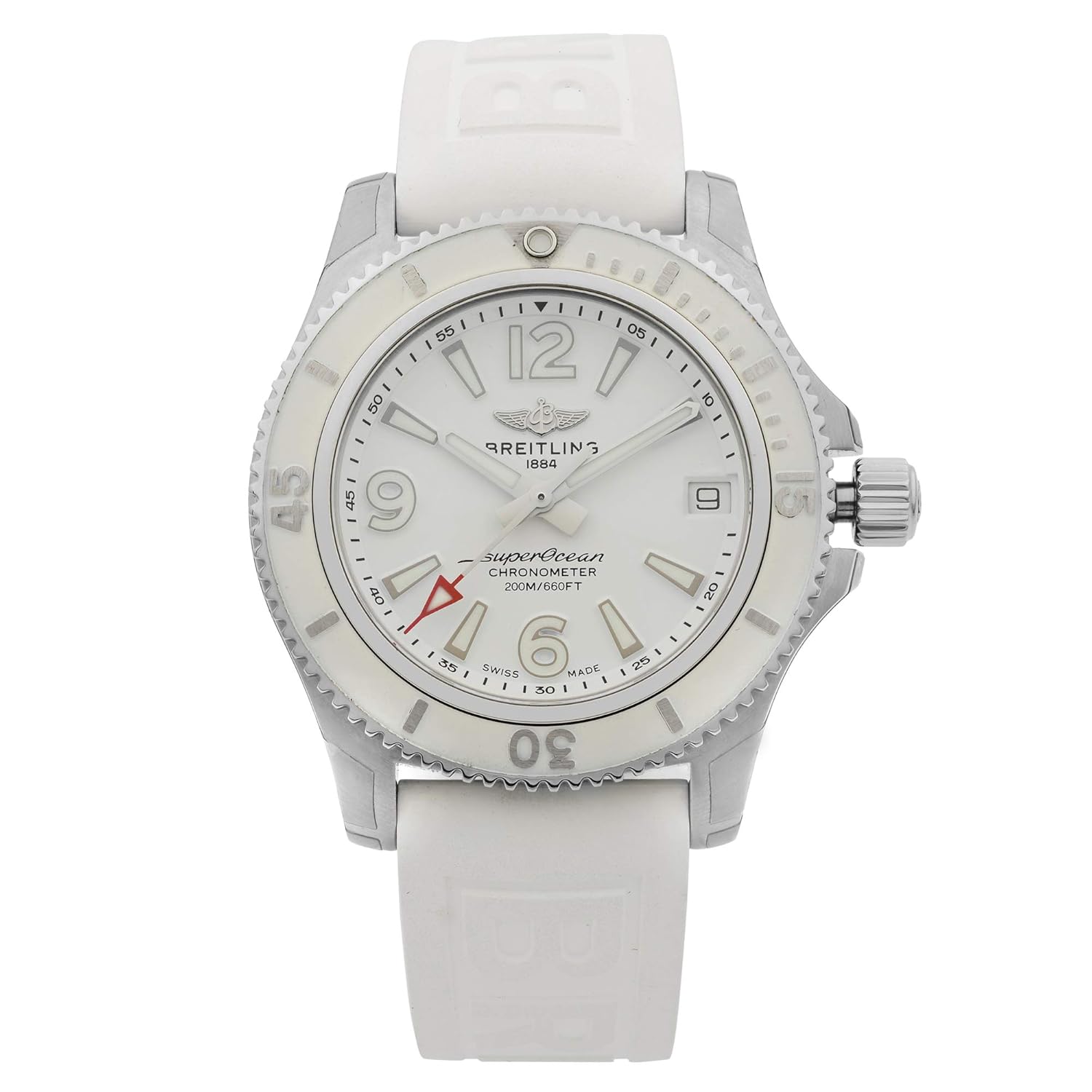 Breitling Superocean 36mm White Watch