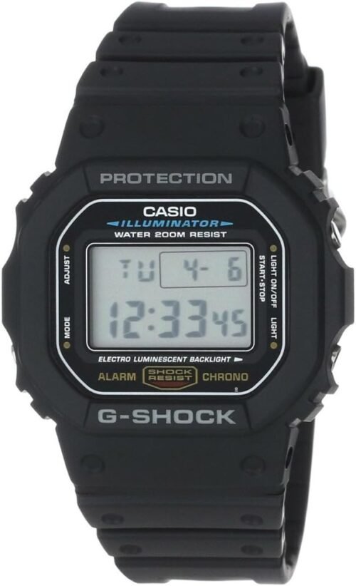 Casio DW5600E-1V G Shock - Digital-200M Wr - Classic