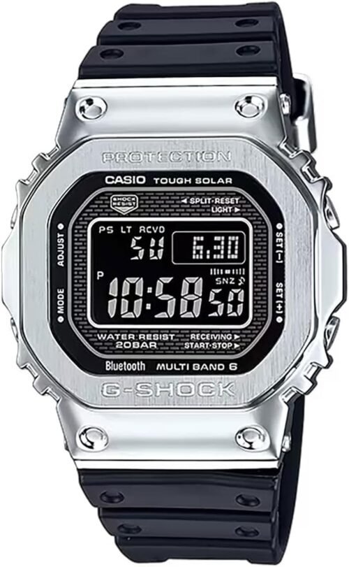 Casio G-Shock Men's GMW-B5000-1CR Black/Silver One Size