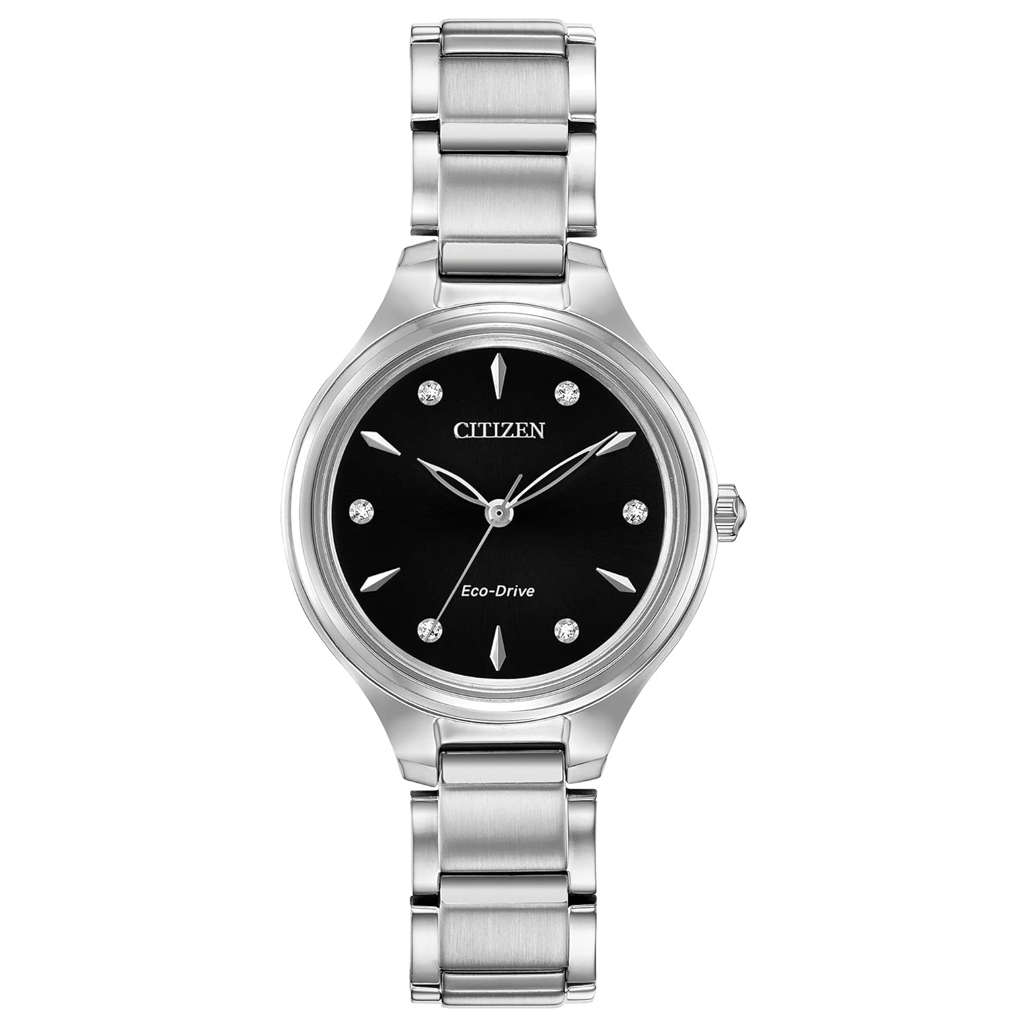 Citizen Eco-Drive Corso Womens Watch, Stainless Steel, Diamond