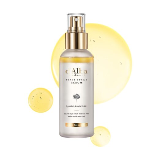 d'alba Piedmont Italian White Truffle First Spray Serum, Vegan Skin Care, Light-weight Face Moisturizer, Glow Serum for Radiant Skin, Non Comedogenic, All In One Mist, Korean...