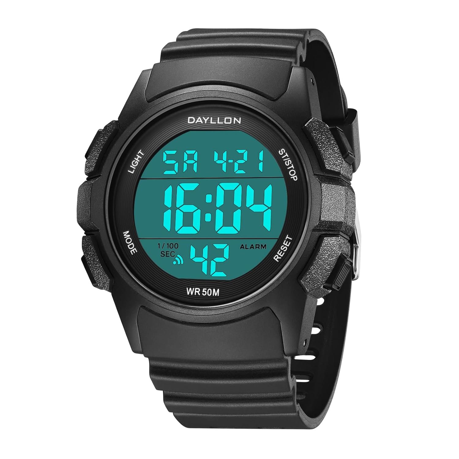 Dayllon Watch for Men Digital Sports Watches Waterproof Military Multifunction Chronograph Stopwatch Wristwatch with LED Backlight/Alarm/Date