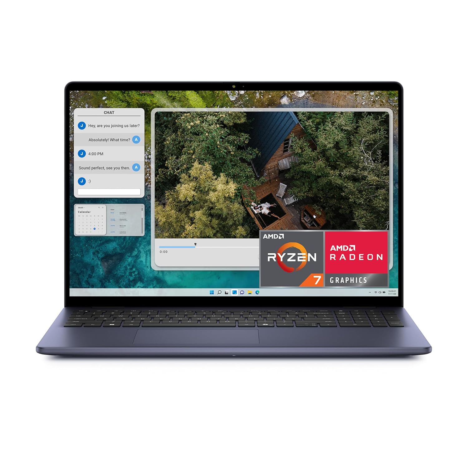 Dell Inspiron 5645 Laptop – 16.0 16:10 FHD+ (1920 x 1200) Display, AMD Ryzen 7-8840U, 16GB DDR5 RAM, 1TB SSD, AMD Radeon Graphics, Windows 11 Home, Onsite & Migrate Services -…