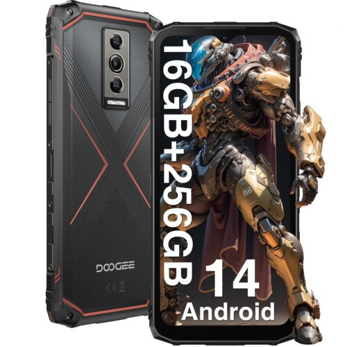 DOOGEE Blade 10 Pro Rugged Phone Unlocked,16GB+256GB Rugged Smartphone,6.56" 90Hz Screen, 5150mAh Battery, 50MP Camera, 4G Dual SIM Android 14 Phones, IP68/IP69K Waterproof...