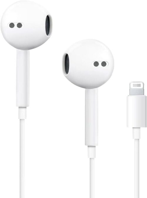 Earbuds for iPhone Headphones Wired with Built-in Microphone and Volume Control,Compatible with iPhone 14/13/12/11/XR/XS/X/8/7/SE/Pro/Pro Max,Support All iOS System,