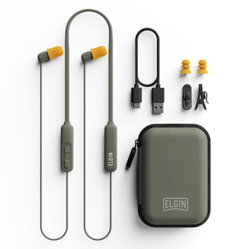 Elgin Discord Gen 3 Bluetooth Earplug Earbuds, OSHA Compliant Noise-Isolating Safety Wireless Headphones, All-Weather Earphones for Industrial Work, and High-Noise Environments