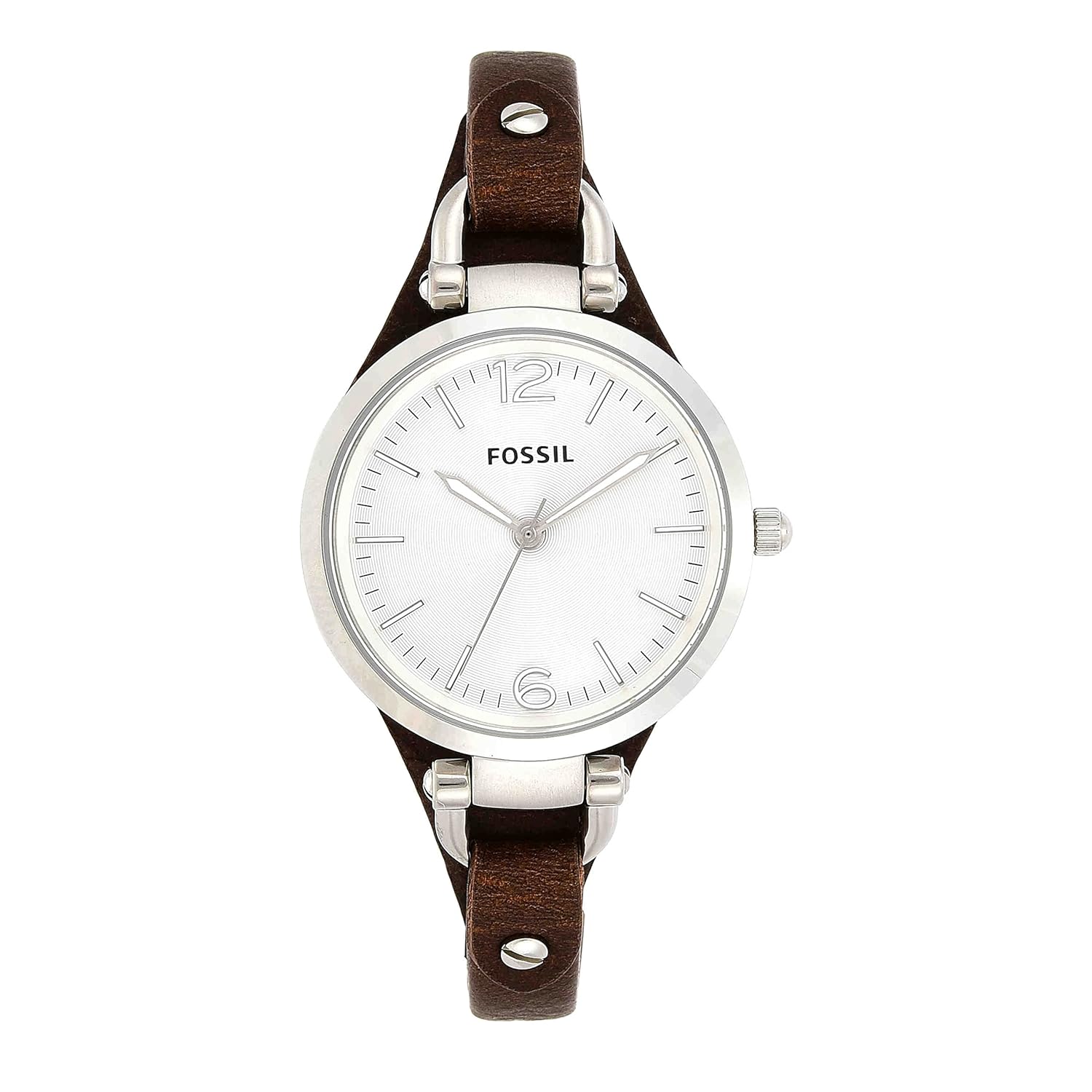 Fossil Georgia Women’s Watch with Genuine Leather Bracelet Band