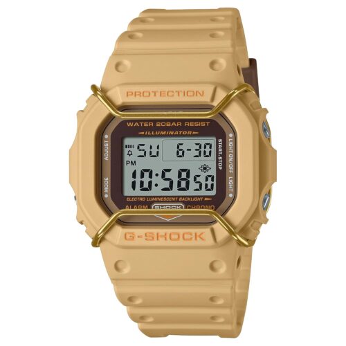 G-Shock Casio Digital Protector Monotone Light Orange Resin Strap Watch | DW5600PT-5