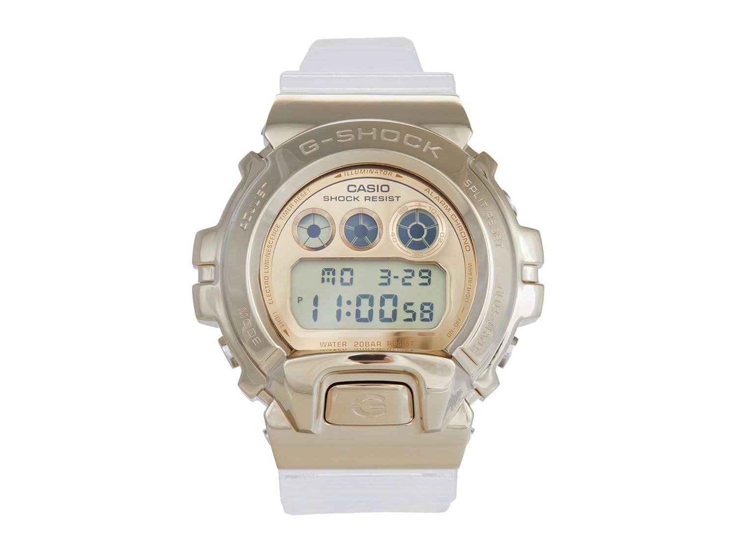 G-Shock GM6900SG-9 Clear/Gold One Size